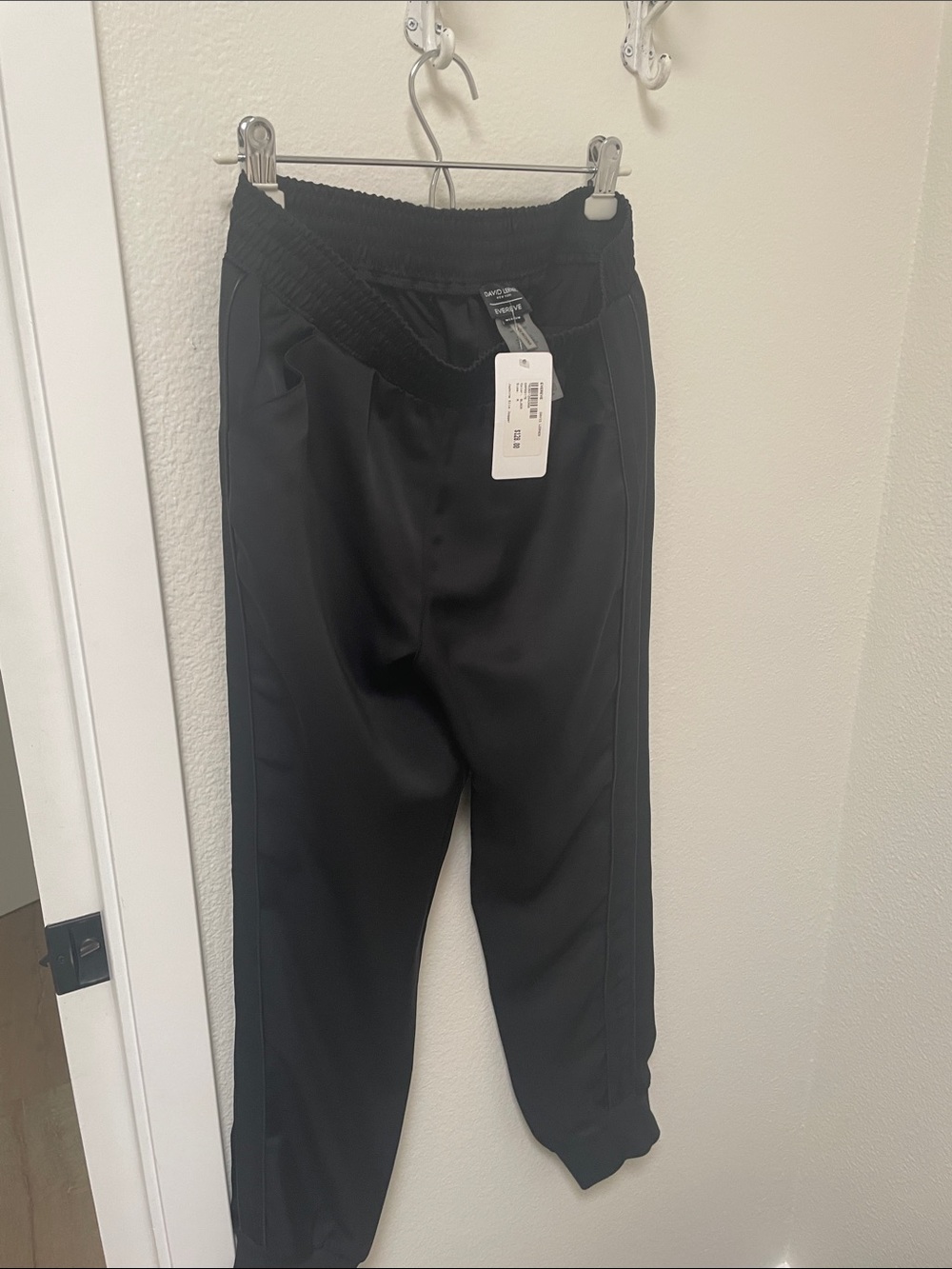 David Lerner Black Women's Track Joggers